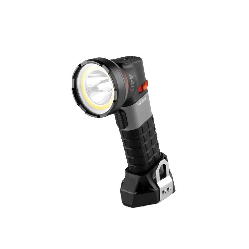 Nebo Luxtreme NEB-SPT-1004 Spotlight with Integrated COB, LED Lamp, 500 Lumens, Aluminum/Rubber Fixture
