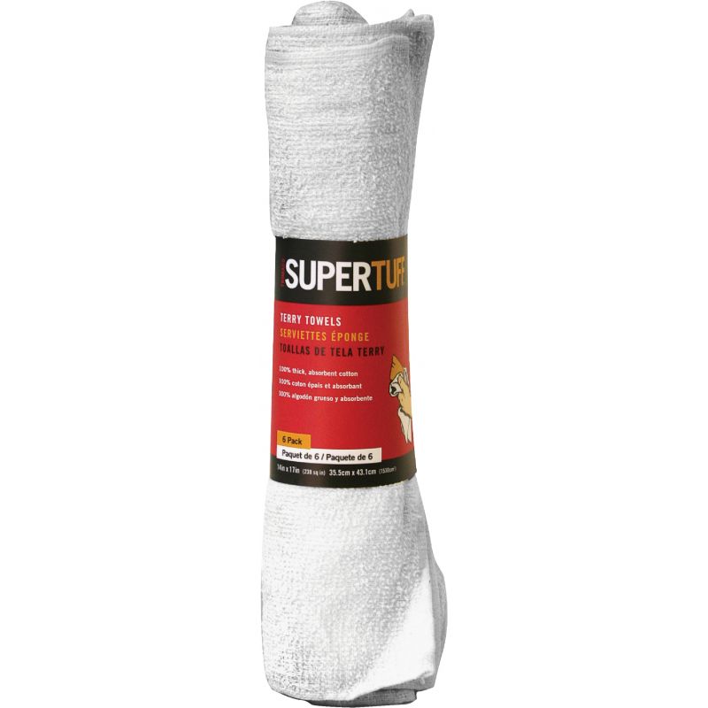 Trimaco SuperTuff Terry Cloth Towels White