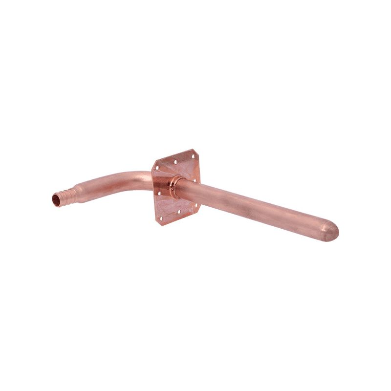 SharkBite 25094A Stub-Out Pipe Elbow, 1/2 in, Barb, Copper, 80 to 160 psi Pressure