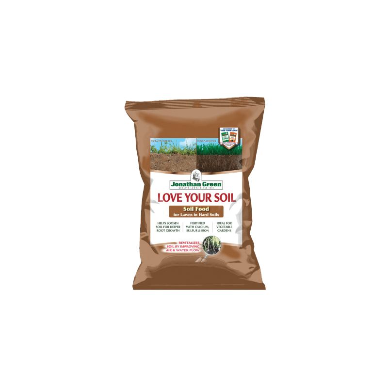 Jonathan Green Love Your Soil 12191 Organic Lawn Fertilizer, 54 lb Bag, Granular Gray