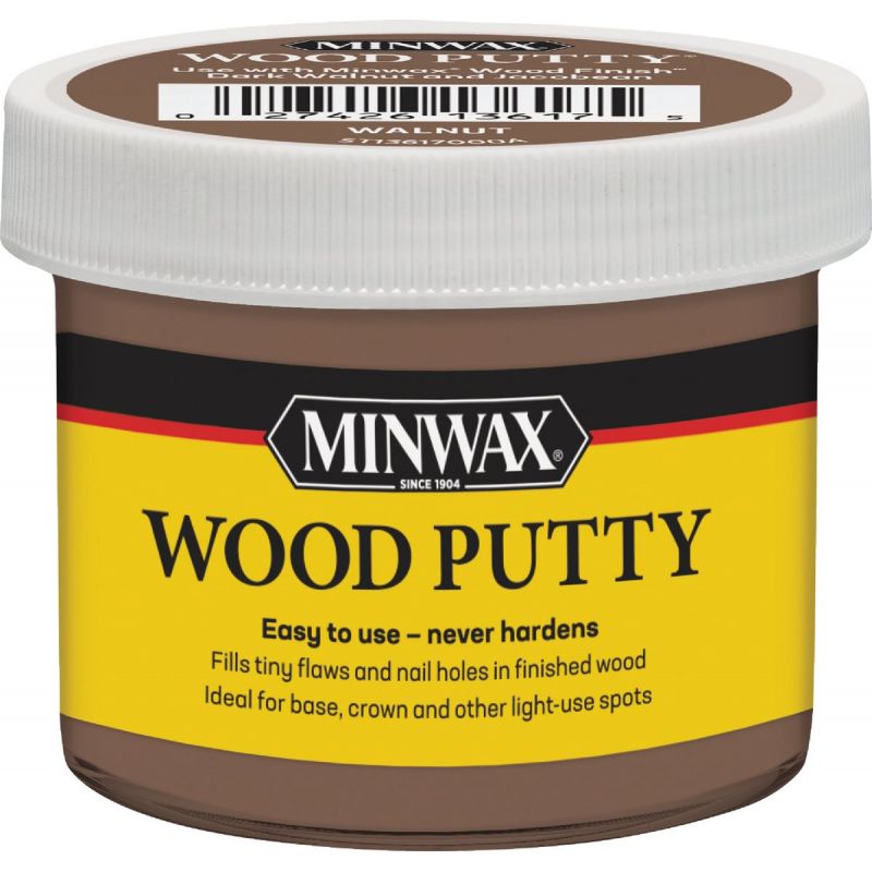 Minwax Wood Putty 3.75 Oz., Walnut