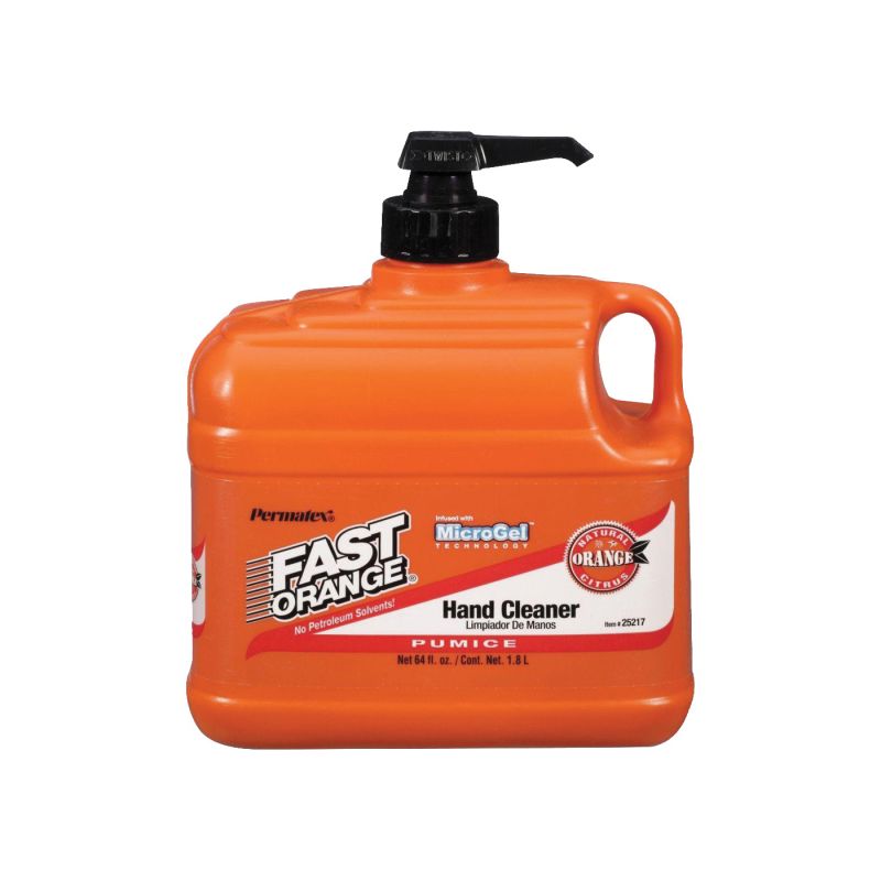 Fast Orange 25217 Hand Cleaner, Lotion, White, Citrus, 64 oz, Bottle White