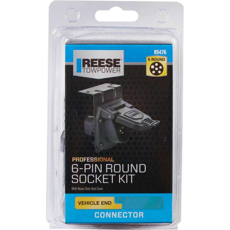 Reese Towpower 6-Round Professional Vehicle Side Connector