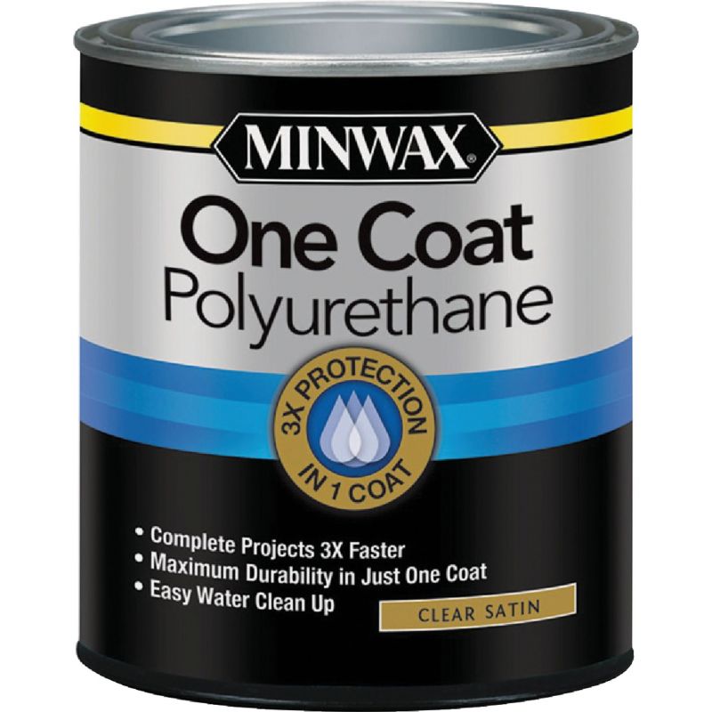 Minwax One Coat Interior Polyurethane 1 Qt.