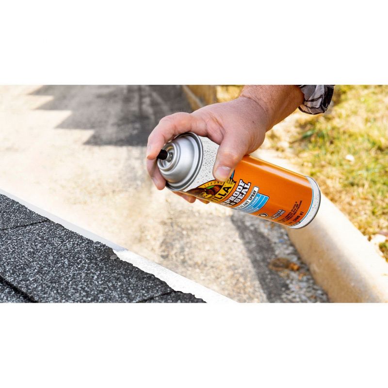 Gorilla 104054 Rubberized Spray Coating, Waterproof, White, 14 oz, Can White (Pack of 6)