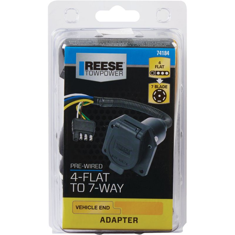 Reese Towpower 4-Flat to 7-Blade Plug-In Adapter