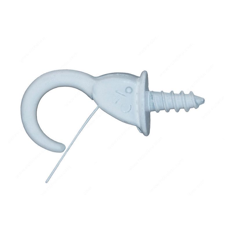 Reliable SCHW78MR Safety Cup Hook, Metal, White