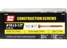 Grip-Rite Gold Construction Wood Screws #10 X 3-1/2 In.