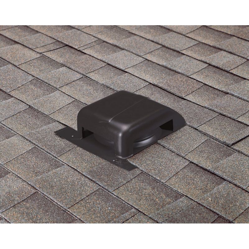 Airhawk 40 In. Galvanized Slant Back Roof Vent Black (Pack of 9)