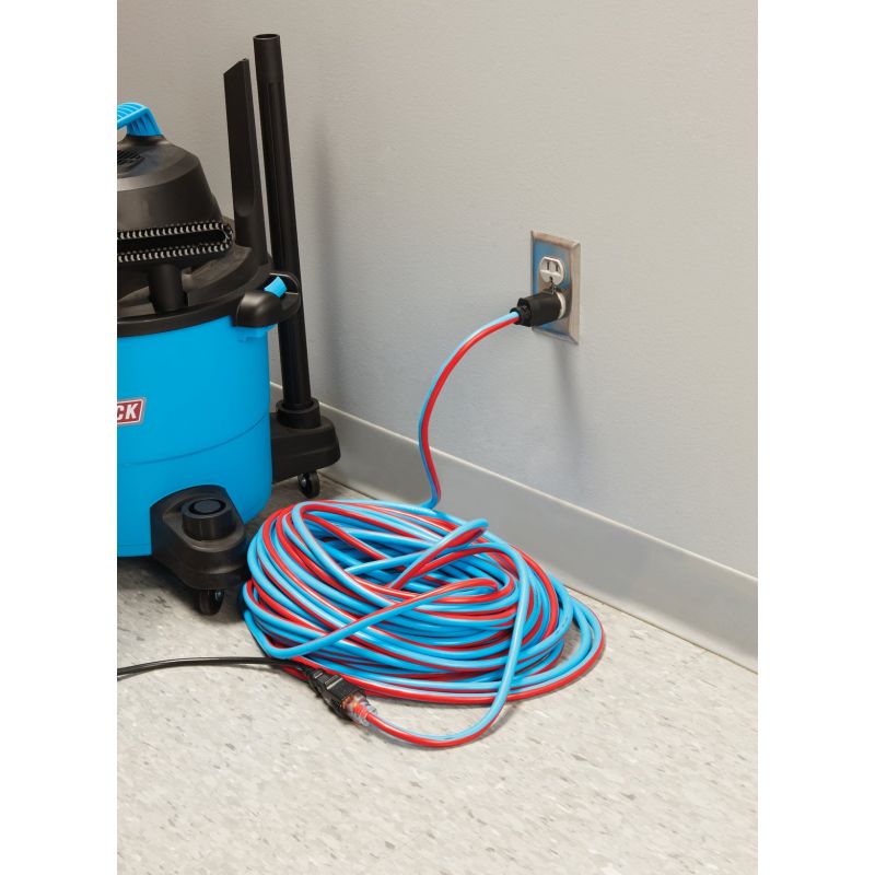 Channellock 12/3 Locking Extension Cord Blue, 15