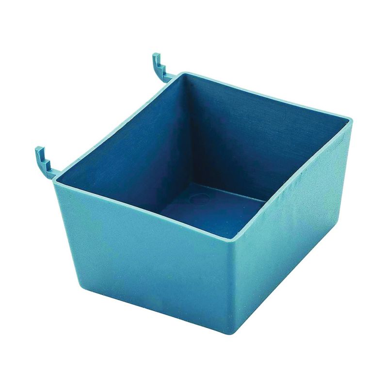 National Hardware N112-068 Parts Tray, 3-1/2 in L, 3 in W, 2 in H, Plastic, Blue Blue