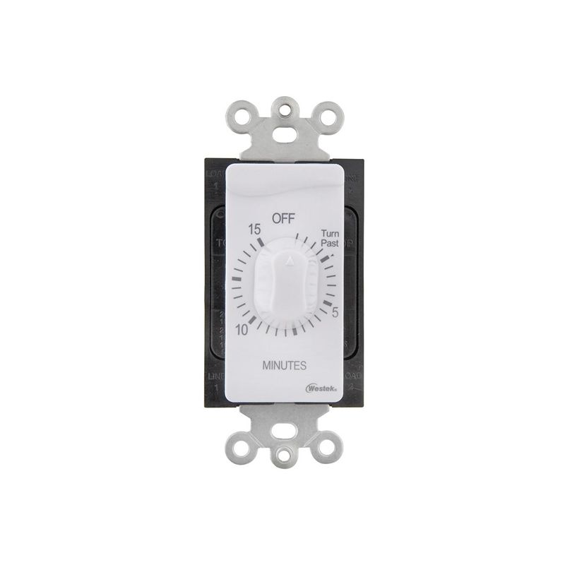 Westek TMSW15MS Countdown Timer, 20 A, 125 V, 2500 W, 15 min Time Setting