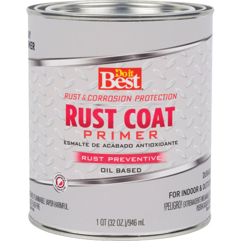 Do it Best Rust Coat Enamel Primer 1 Qt., Gray