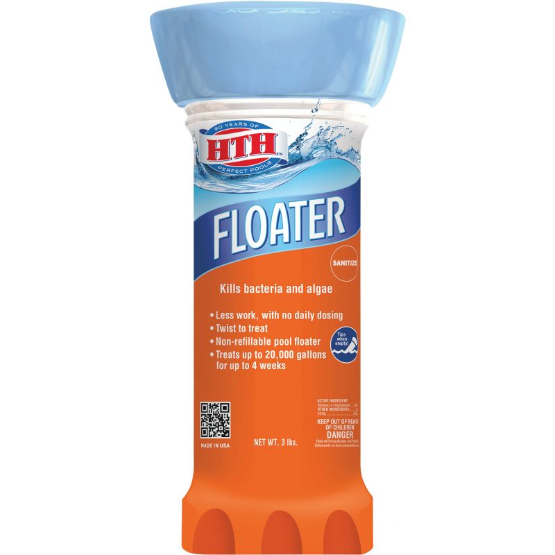 HTH Single-Use Floater Chlorine Dispenser 3 Lb. (Pack of 3)