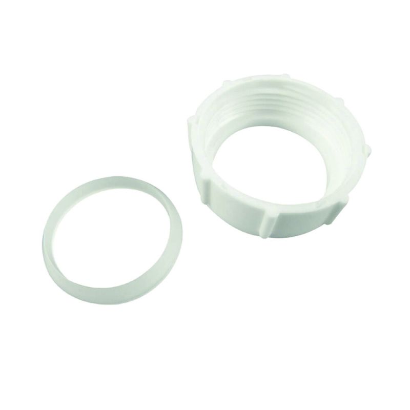 Danco 86809 Nut and Washer, Polyethylene White