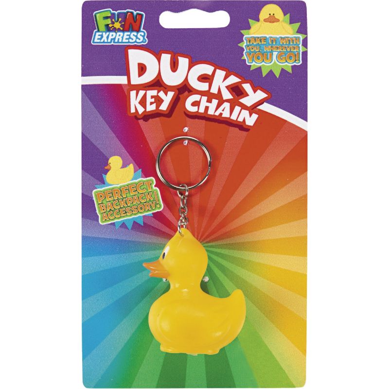 Fun Express Ducky Key Chain Yellow (Pack of 12)
