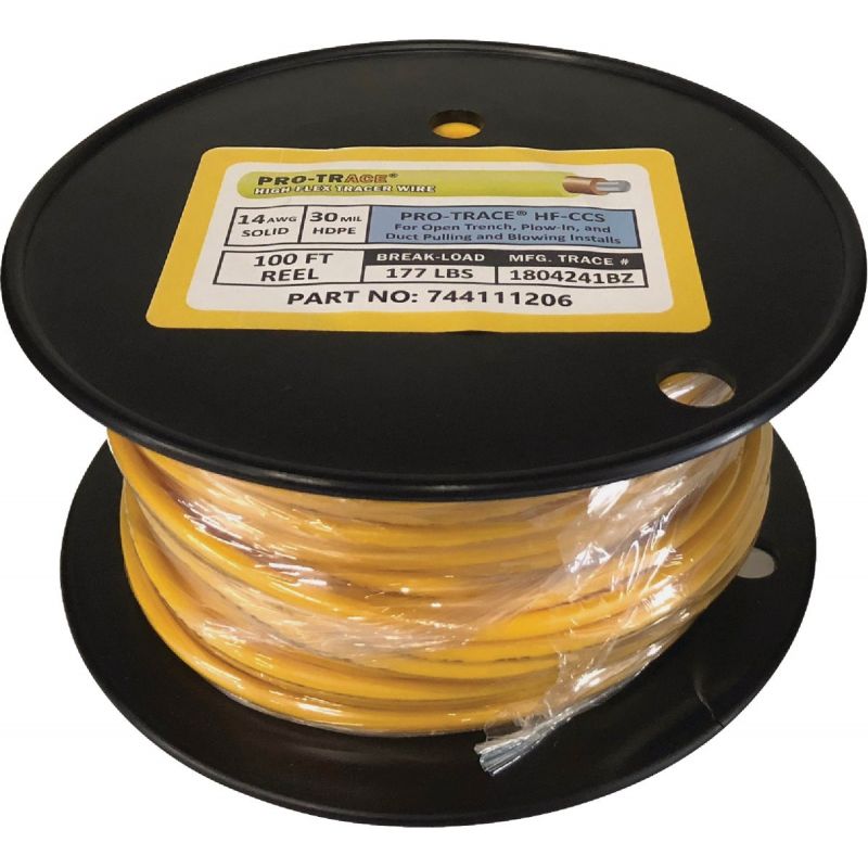 Pro-Flex Pro-Poly 100 Ft. Tracer Wire Yellow