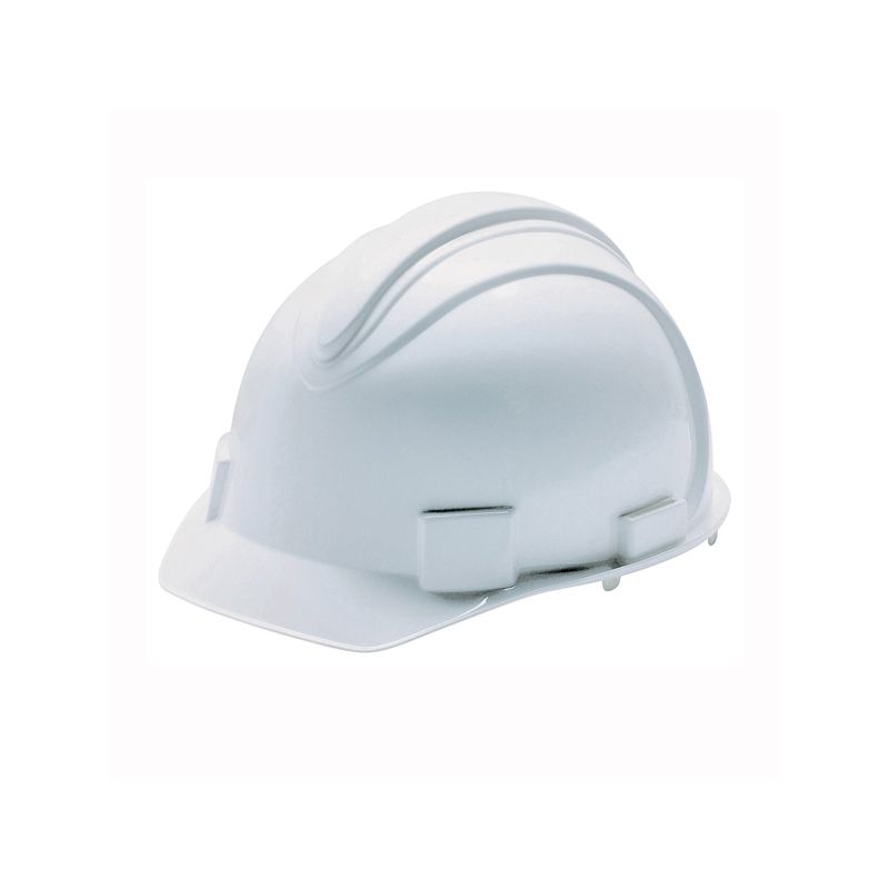 Jackson Safety 3013362 Hard Hat, 11 x 9-1/2 x 8-1/2 in, 4-Point Suspension, HDPE Shell, White, Class: C, E, G 11 X 9-1/2 X 8-1/2 In, White