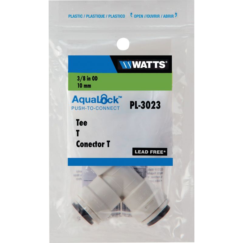 Watts Quick Connect OD Tubing Plastic Tee