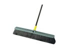 Quickie 00533 Push Broom, 24 in Sweep Face, Polypropylene Bristle, Steel Handle