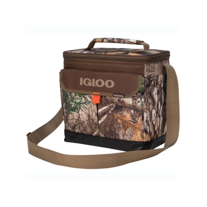IGLOO Realtree 64638 Cooler Bag, 12 Cans Capacity, Camouflage 12 Cans, Camouflage