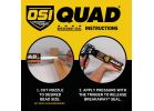 OSI Quad Window, Door &amp; Siding Polymer Sealant Clear, 10 Oz. (Pack of 12)