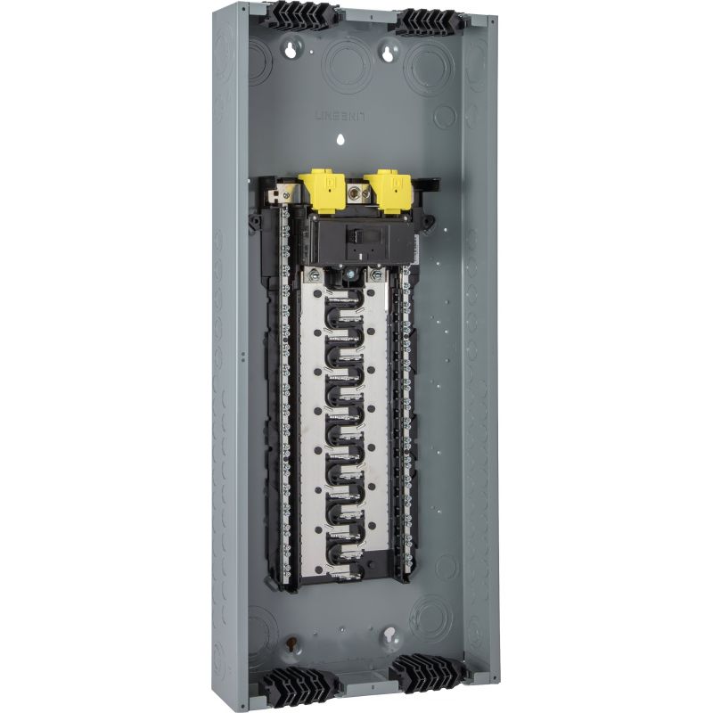 Square D Homeline Qwik-Grip 200A Main Breaker Plug-On Neutral Load Center 200
