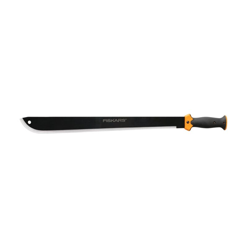 FISKARS Machete, Blade, Steel Blade, Straight Edge Blade, Polypropylene Handle