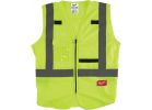 Milwaukee ANSI Class 2 Safety Vest 2XL/3XL, Hi Vis Yellow