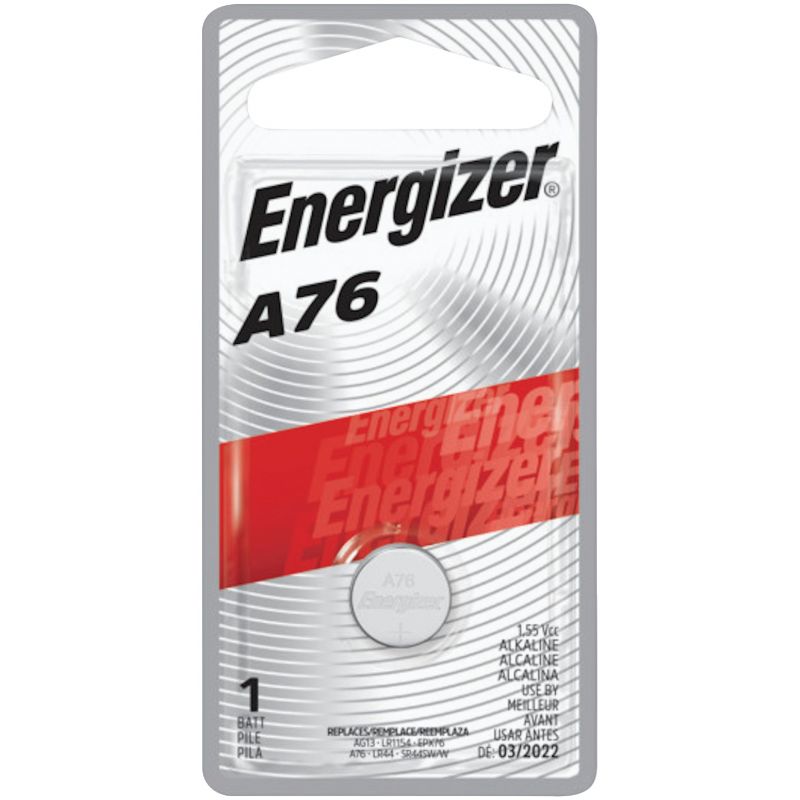 Energizer A76 Alkaline Battery 118 MAh