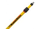 Mr. LongArm Pro-Pole 6272 Extension Pole, 1-1/4 in Dia, 6.1 to 11.3 ft L, Fiberglass/Rubber, Fiberglass Handle