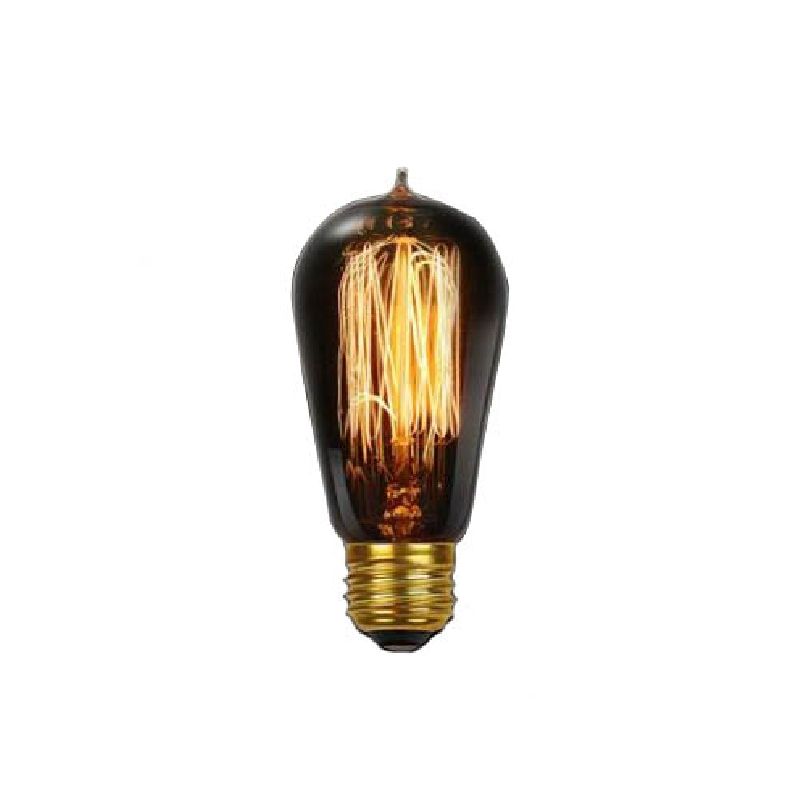 Xtricity 1-63106 Incandescent Bulb, 60 W, S Lamp, Medium Lamp Base, 220 Lumens, Smoke Light, 3000 hr Average Life