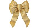 Holiday Trims 7-Loop Glitter Christmas Bow Assorted (Pack of 12)