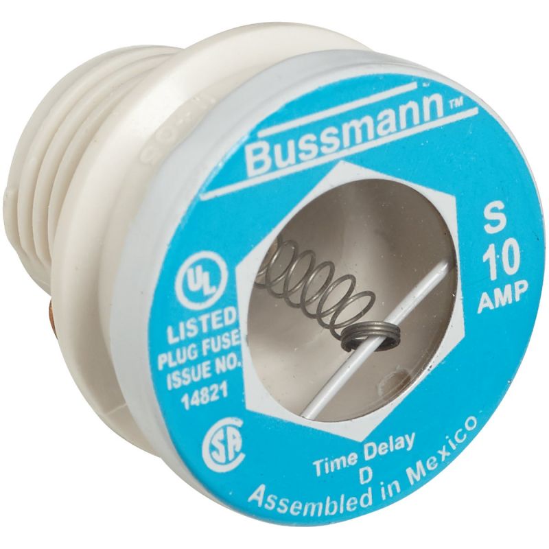 Bussmann S Plug Fuse 10kA, 10