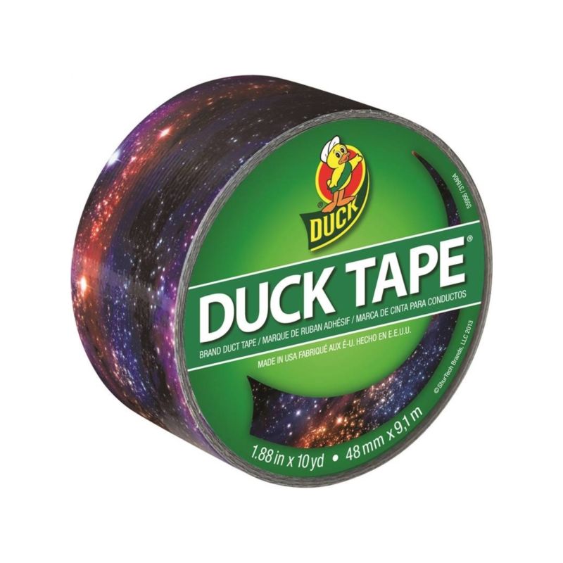 Duck 283039 Duct Tape, 10 yd L, 1.88 in W, Galaxy Galaxy