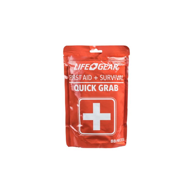 LifeGear 130 Piece Waterproof Dry Bag First Aid & Survival Kit