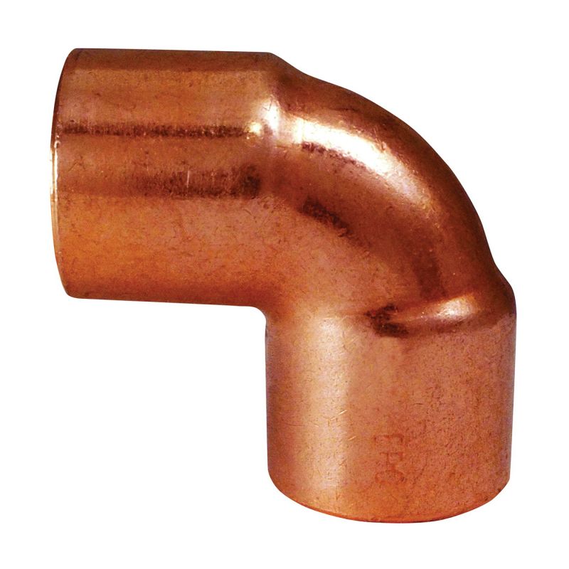 Elkhart Products 31272 Pipe Elbow, 1/2 in, Sweat, 90 deg Angle, Copper