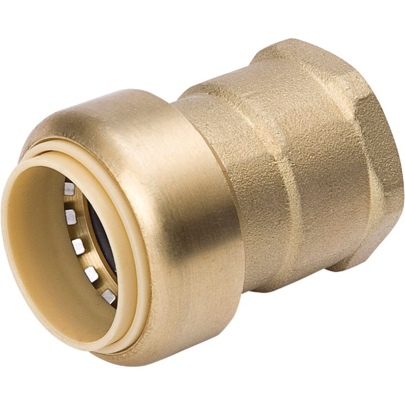 ProLine Push Fit x FPT Brass Adapter 1/2 In. PF X 1/2 In. FPT