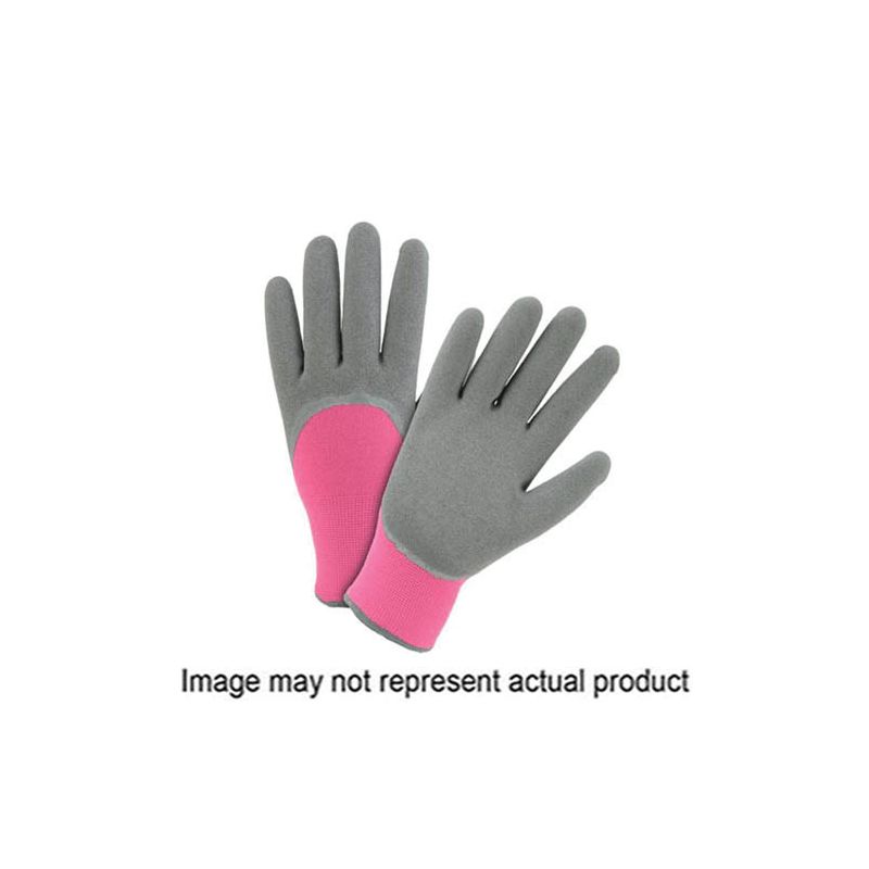 West Chester 93056/XL Gloves, Men&#039;s, XL, Elastic Knit Wrist Cuff, Nitrile Coating, Polyester Glove, Black/Blue XL, Black/Blue