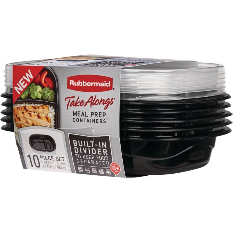 Rubbermaid TakeAlongs Meal Prep Food Storage Container 3.7 Cup