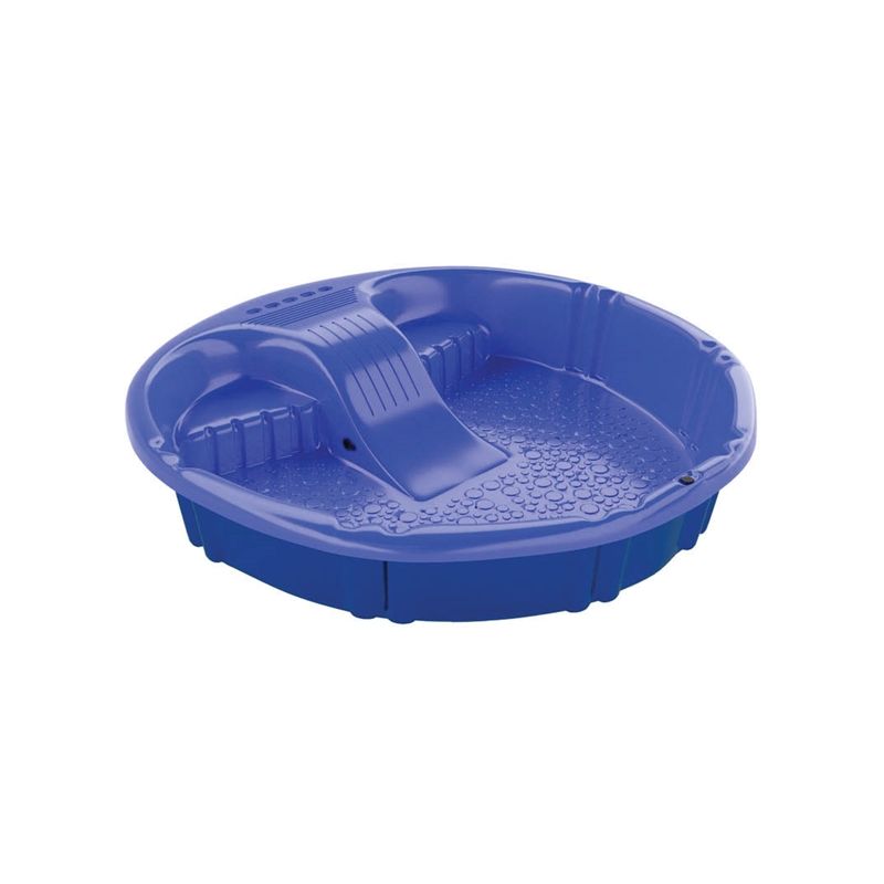 Gracious Living 1003-AZZBLU-12 Slide Pool, 60 in Dia, Polyethylene, Blue Blue