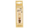 Feit Electric T10/VG/LED LED Bulb, Decorative, T10 Lamp, 40 W Equivalent, E26 Lamp Base, Dimmable, Amber (Pack of 4)