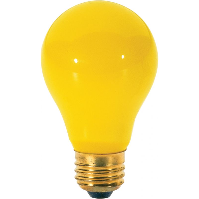 Satco A19 Incandescent Bug Light Bulb