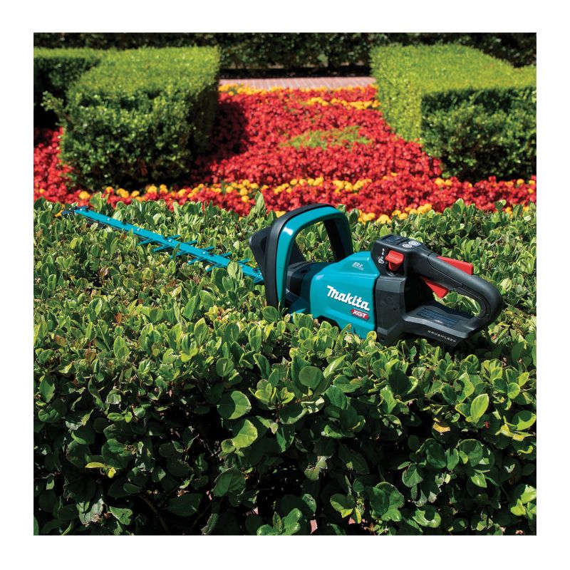Makita XGT Series GHU02Z Hedge Trimmer, Tool Only, 4 Ah, 40 V, Lithium-Ion, 3/8 in Cutting Capacity, 24 in Blade Teal