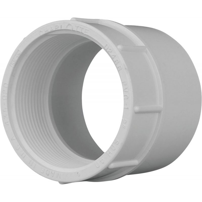 Charlotte Pipe Female PVC Adapter Pressure Fitting 2&quot;