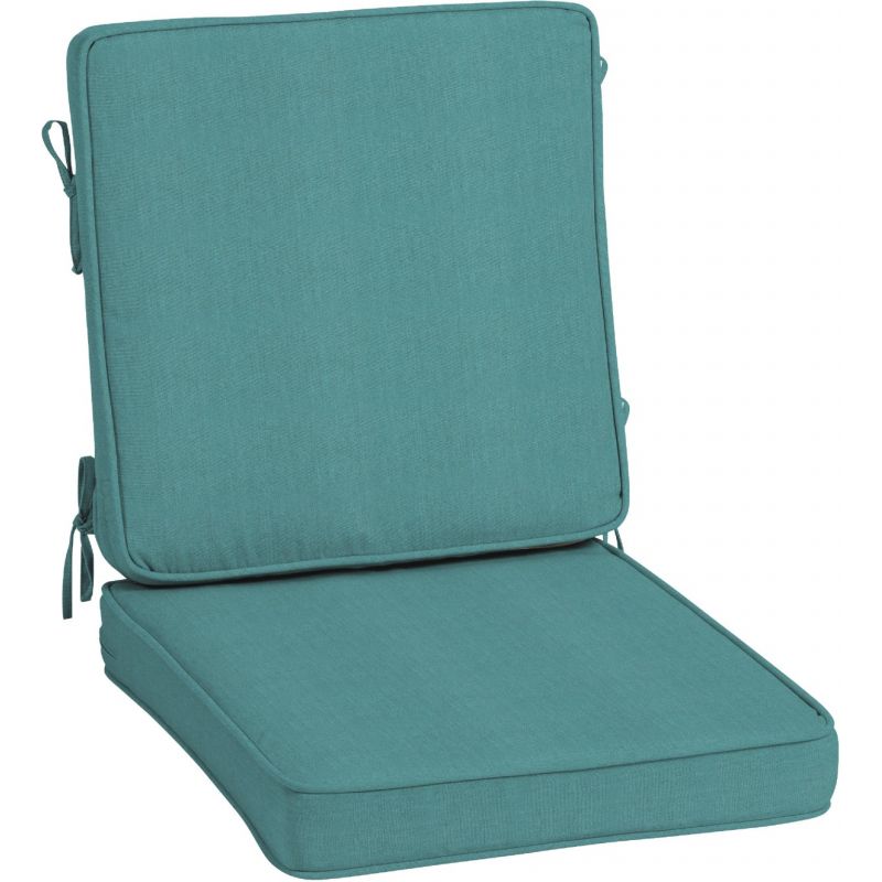 Arden Selections ProFoam High-Back Dining Chair Cushion Surf Teal (Pack of 4)