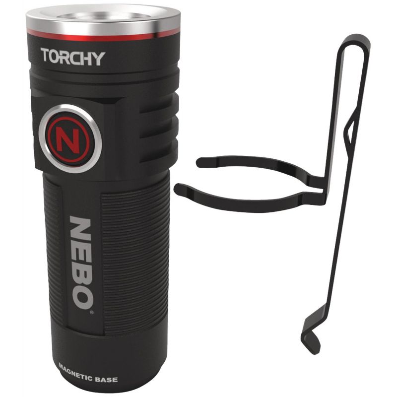 Nebo Torchy LED Rechargeable Flashlight Black