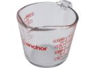 Anchor Hocking Measuring Cup 2 Cup, Clear (Pack of 4)