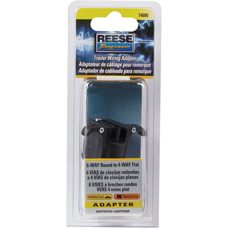 Reese Towpower 6-Pin to 4-Flat Plug-In Adapter