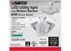 Satco Nuvo Multi-Beam LED High-Intensity Replacement Light Bulb with Motion Sensor